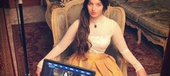 Cristina Vittoria, como Madame Bovary. Fuente: @cristinavittoria_ en Instagram
