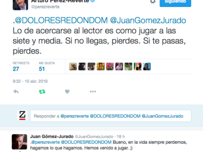 Tuit de @perezreverte